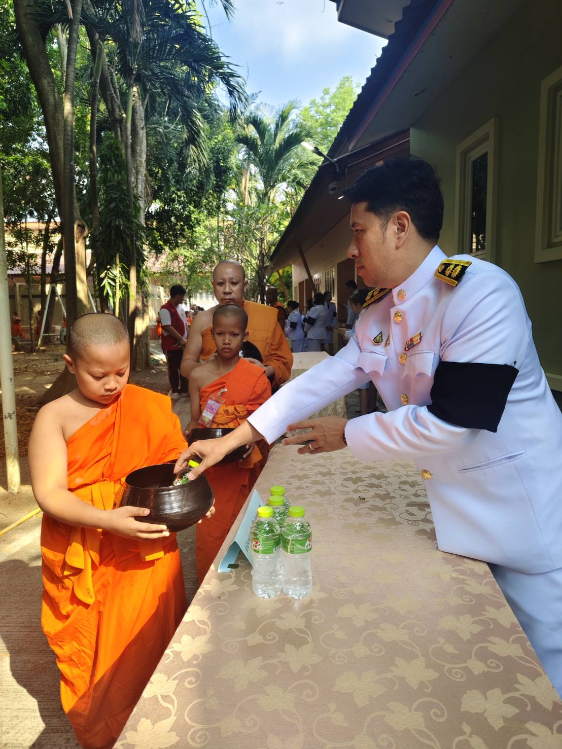 title - ส.ป.ก.นครปฐม เข้าร่วมพิธีเจริญพระพุทธมนต์และพิธีตักบาตร เฉลิมพระเกียรติสมเด็จพระกนิษฐาธิราชเจ้า กรมสมเด็จพระเทพรัตนราชสุดา สยามบรมราชกุมารี เนื่องวันคล้ายวันพระราชสมภพ 2 เมษายน และพิธีทอดผ้าป่าสมทบกองทุนพัฒนาเด็กชนบทในพระราชูปถัมภ์สมเด็จพระเทพรัตนราชสุดาฯ สยามบรมราชกุมารี